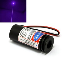 405nm 150mW Violet/Blue Focusable Laser Dot Module 18x45mm with Cable
