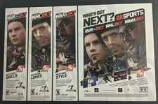 2K Sports NBA NHL College Hoops Print Ad PROMO Art Game Poster Official Advert