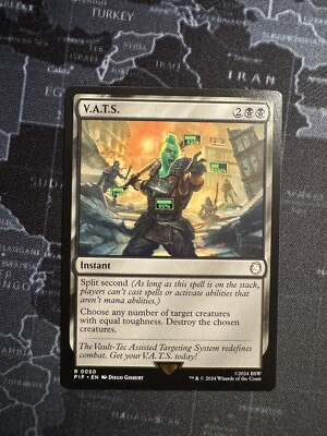 MTG V.A.T.S. NM-Mint Universes Beyond: Fallout | eBay MTG V.A.T.S. NM-Mint Universes Beyond: Fallout | eBay