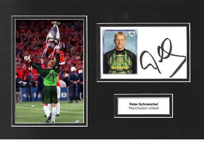 Peter Schmeichel Signed 12x8 Photo Display Manchester United
