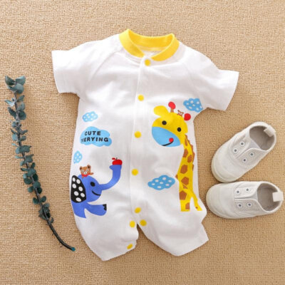 Baby Kleinkind Jungen Giraffe Overall Outfits Kleidung UK