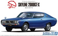 1974 Nissan Skyline Ht 2000GT-X KGC110 1:24 Model Kit Bausatz Aoshima 061077