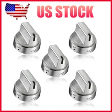 Replacement Fit for GE Stove Knobs Gas Range Oven Stove Knobs WB03X24818 5 Pack