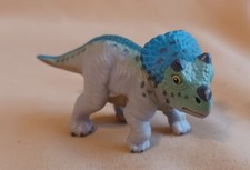1997 Baby Triceratops Safari Ltd Miniture 1.5" X 3.5" Quality Figure Three Horn