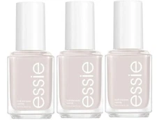 3 essie salon-quality nail polish, vegan, cool light gray, Cut It Out, 0.46 oz