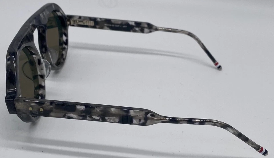 Gafas de sol Thome Browne TBS413-52-03AF GRT 52-22-147 gris tortuga lente espejo Foto 4 de 4