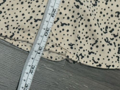 REISS Fosano Paint Print Beige Shirt Long Sleeve Size Small S Slim Fit Smart - Picture 8 of 8