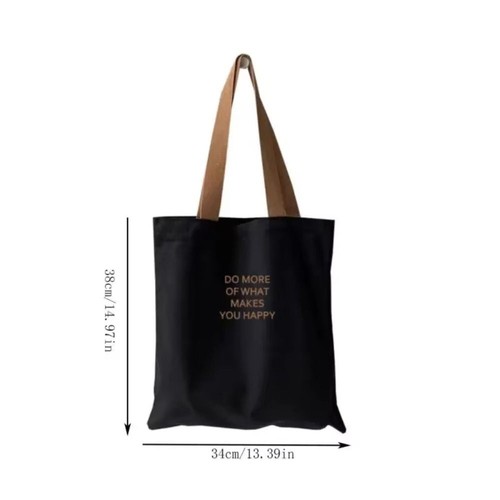 Bolso de compras ecológico reutilizable Bolsas de lona Bolsas para axilas Bolso de mano de moda para damas - Imagen 2 de 8