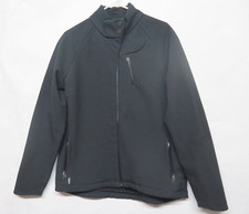 Icebreaker Women’s Jacket Black Merino Wool Blend Taped Full Zip Soft Shell