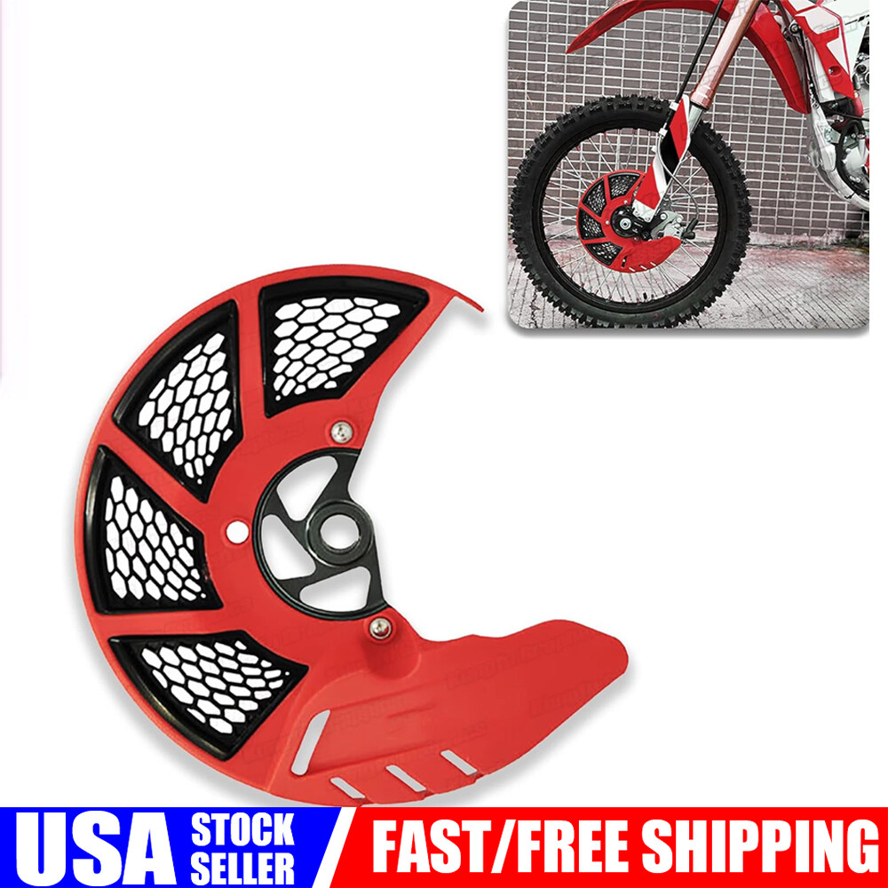 Front Brake Disc Guard For Honda CR/CRF 125-450 (2004-2021) - Black