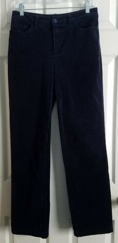 Croft & Barrow Size 4 Navy Blue Corduroy Pants Str