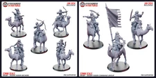 Kyoushuneko Miniatures Araby Camel Archers X10 28mm/32mm Scale -NO BASES-