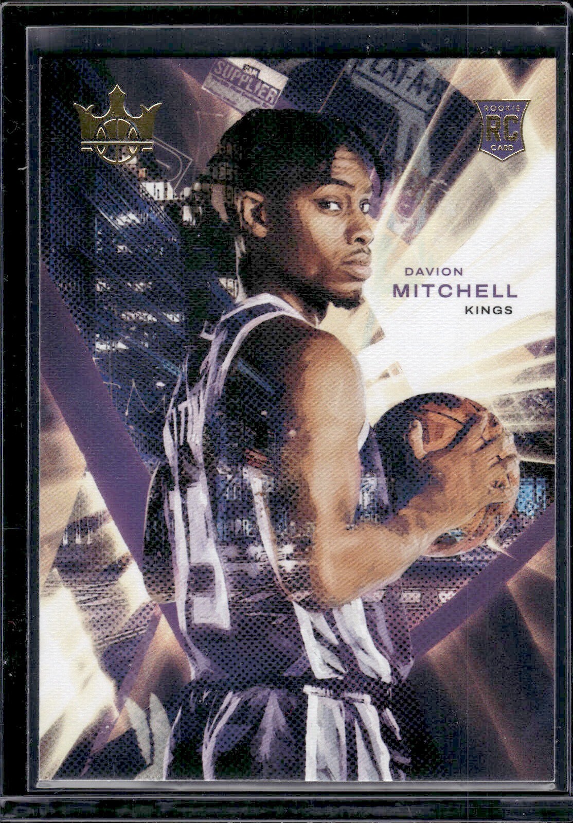 Davion Mitchell Rookie 2021-22 Court Kings Level I Rookie #96 - Sacramento Kings