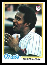 1978 Topps Elliott Maddox #442 New York Mets MID-LOW GRADE Card