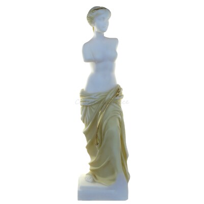 Statue Ancient Greek Goddess Aphrodite of Milos Alabaster 9.5'' - 24cm Mythology