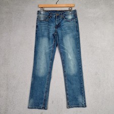 Buffalo David Bitton Jeans Youth Boys 14 Denim Evan Slim Straight Fit