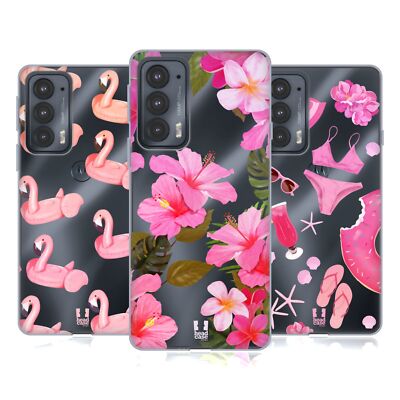 HEAD CASE DESIGNS PINK SUMMER SOFT GEL CASE FOR MOTOROLA PHONES 2