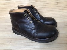 Vintage Made In England Dr Martens Original Leather Brown Boots Size US 4 / UK 3