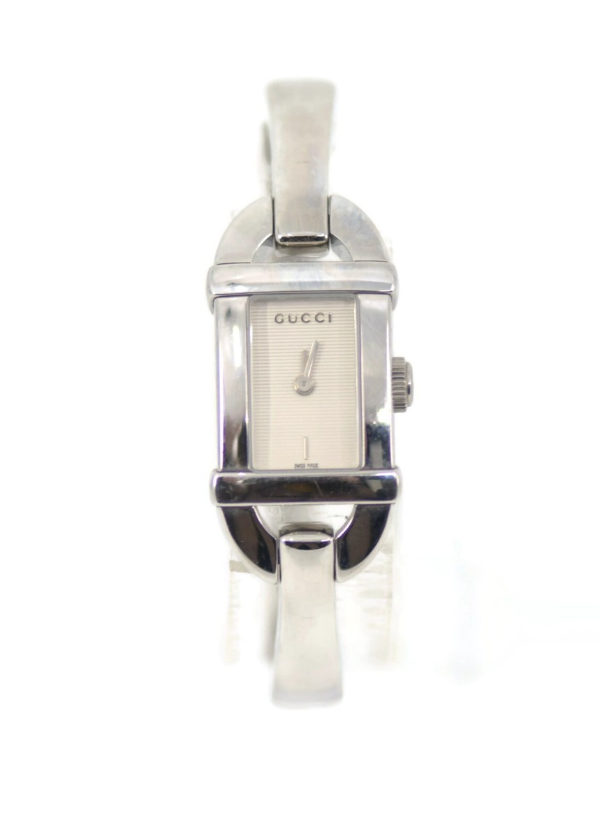 Gucci Stainless Steel Bangle Watch 6800L | eBay