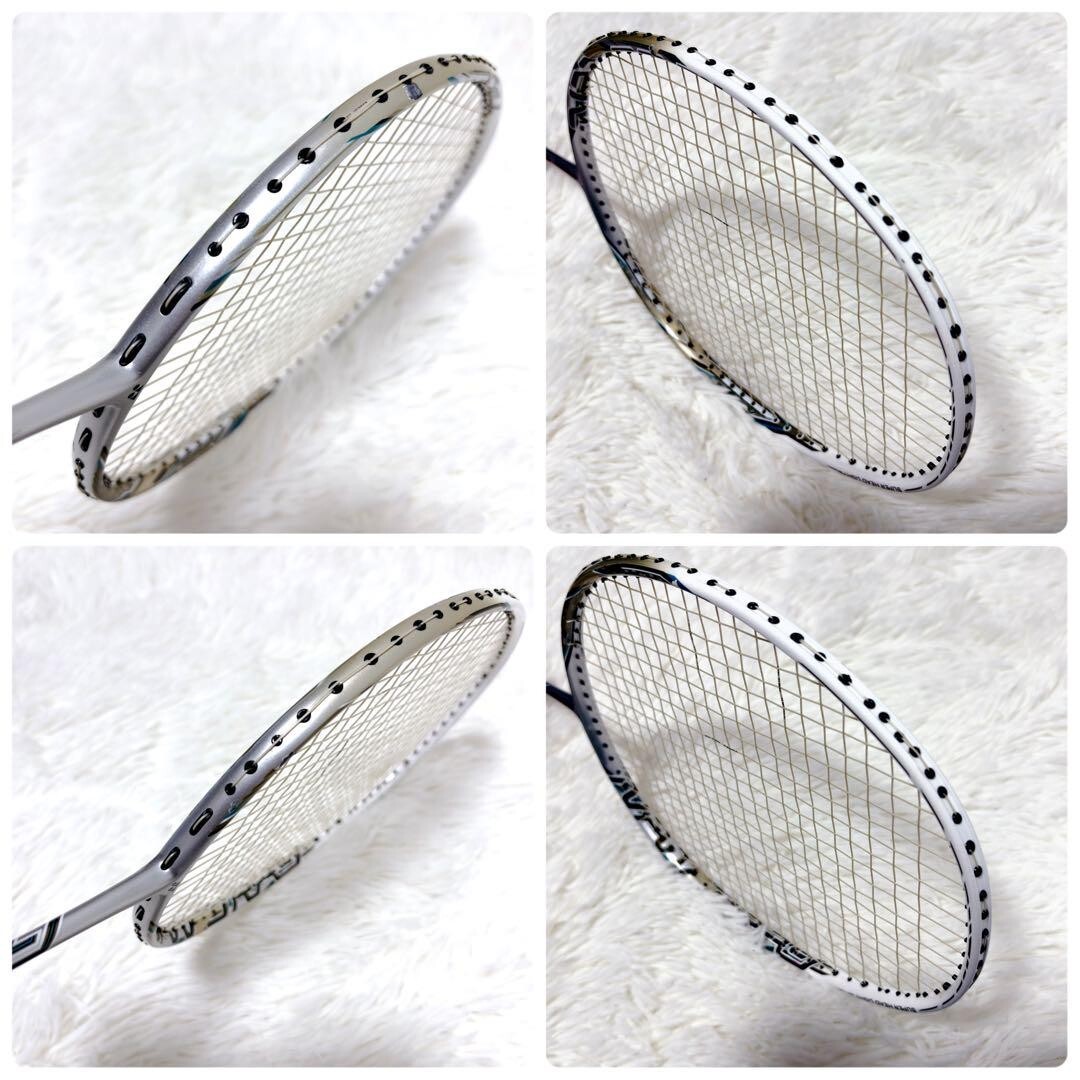 【美品】YONEX NANORAY750 3UG5 ナノレイ750 希少】YONEX バドミントン ラケット ナノレイ750 ゴールド 3UG5