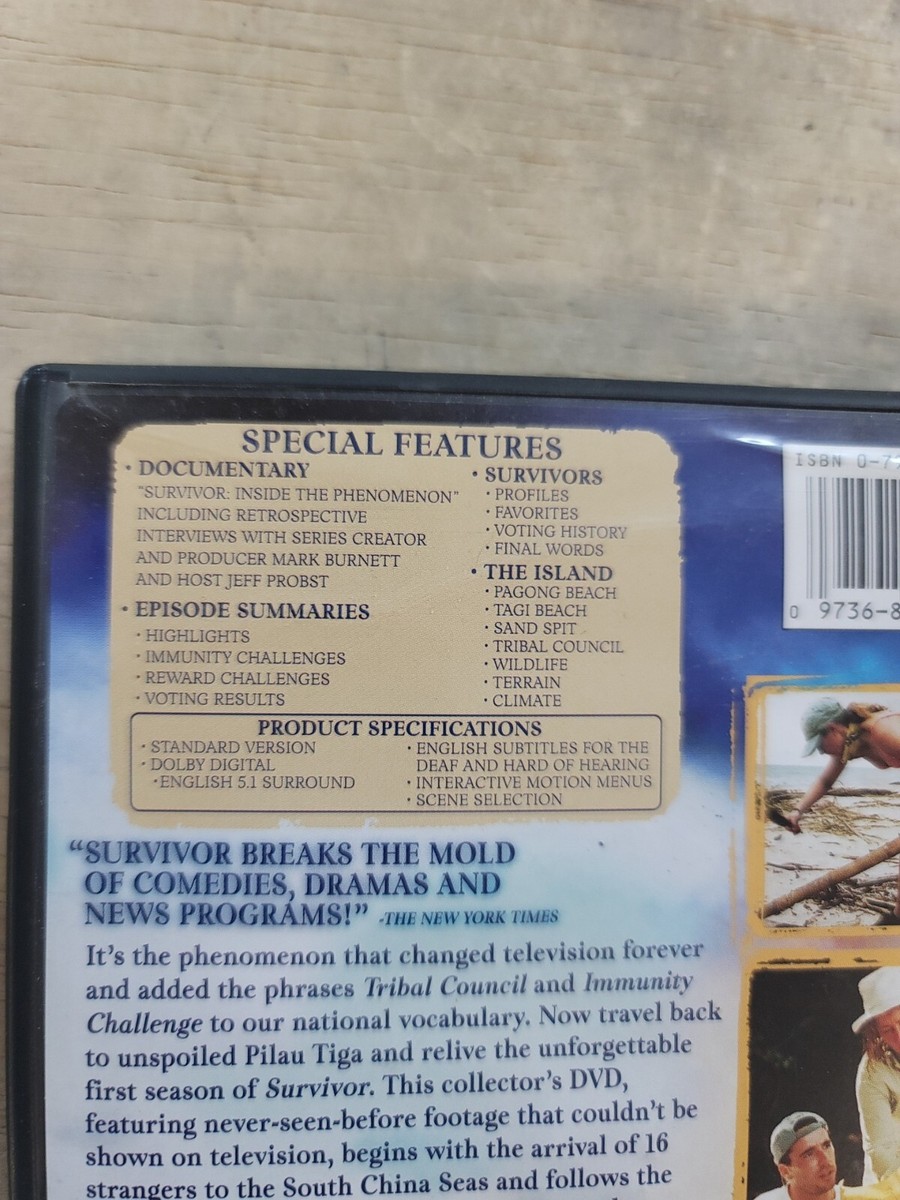 Survivor Season 1: The Greatest and Most Outrageous Moments (DVD