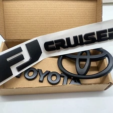 Tailgate Rear Door Badge For FJ Cruiser 07-15 Accessories Emblem Raised Decals