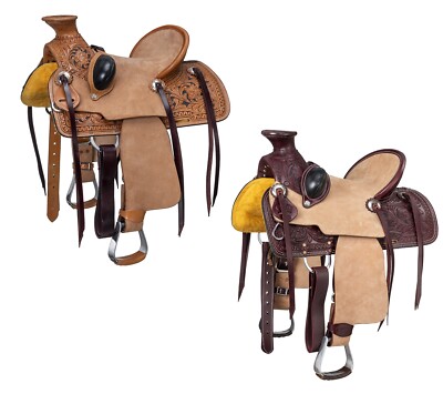 10'' Childs Western Wade Hardseat Saddle - Cody Wade by Silver Royal 