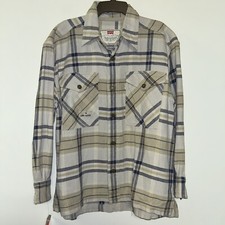 Vintage 1990 s Levi s Kids Flannel Shirt, Deadstock NWT, Size Medium