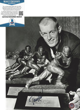 TERRY BAKER OSU OREGON STATE BEAVERS 1962 HEISMAN SIGNED 8x10 PHOTO C BAS COA