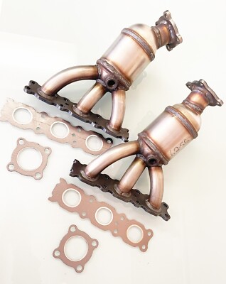 Both Manifold+Rear Catalytic Converter Set For Kia Soul 1.6L 2012-2017