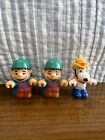 Vintage Lot Of 3 Snoopy Peanuts Vinyl Figure Toys United Feature Cute