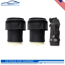 3PC Rear Air Suspension Spring Bags Compressor Kit Set For BMW X5 E70 X6 E71 E72