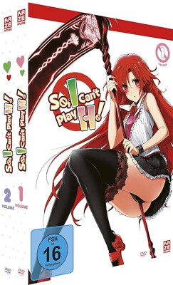 So I Can't Play H - Gesamtausgabe ( DVD ANIME Serie Bundle Vol. 1+2 ) NEU