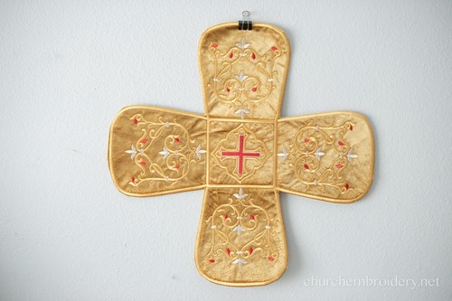 Chalice covers set Different Colors or Set, Orthodox Church, fringe. - Picture 10 of 13