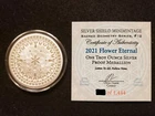 2021 Silver Shield Mini "Sacred Geometry" Series #12- 1 oz. Flower Eternal Proof