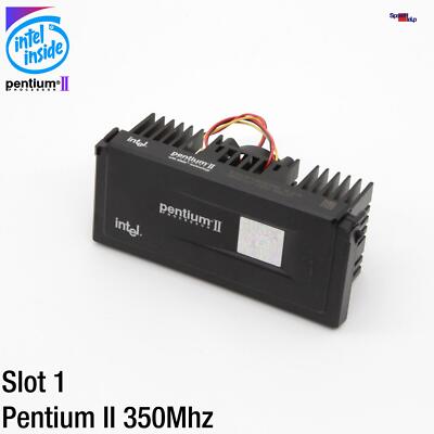 CPU INTEL PENTIUM 2 II 350MHZ PROCESSOR SLOT1 80523PY350512PE 80523PY350512P