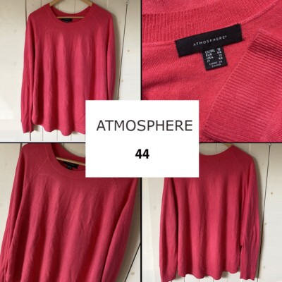 Pull Rose Atmosphere - Taille 44 - Maille Fine - Occasion Très Bon État