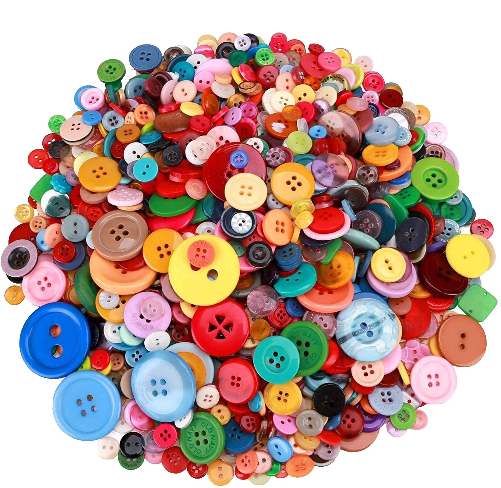 Resin Jackets & Coats 2-Hole Flat Button Sewing Buttons