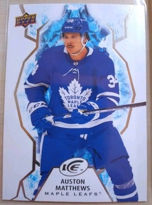 Auston Matthews Base - Toronto Maple Leafs - Upper Deck Ice Hockey 2021-22 NHL