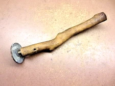 Natural Wood 9 1/2" Parrot Perch for Cage w/Hardware Wooden Bird Perche