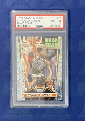 Shaquille O'Neal #21 1992 Stadium Club Beam Team card