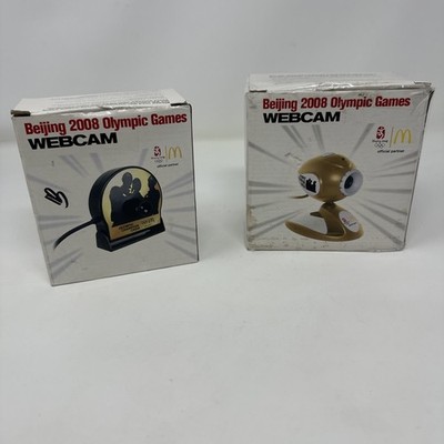 Set Of (2) Beijing 2008 Olympic Games Webcam Promos- McDonald s-  RARE