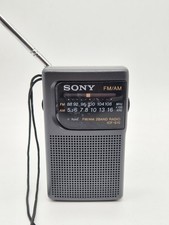 VINTAGE SONY FM/AM 2BAND HANDHELD Portable RADIO ICF-S10 Black