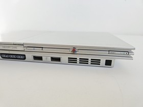 PlayStation 2 PS2 Slim Silver Console Only NO CORDS Tested Works SCPH-77001