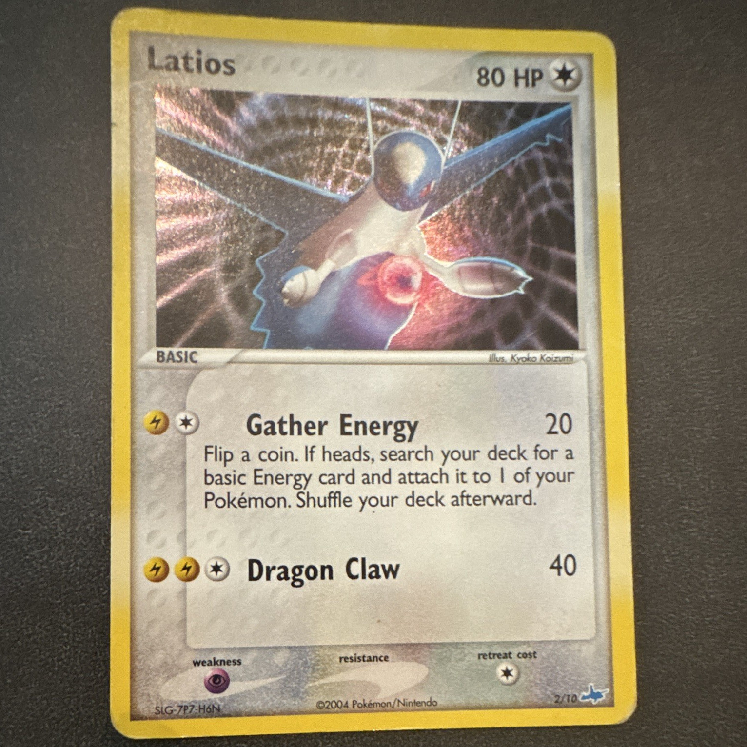 The Pokémon Company Latios EX Trainer Kit 1 2/10 2004 80 HP Holo Common EN