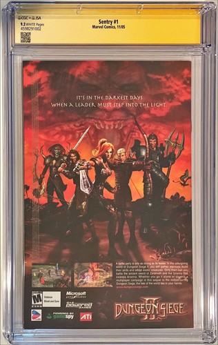 2005 The Sentry #1 Variant John Romita Jr #'d 97/200 Signed Auto JSA CGC 9.2 - Picture 2 of 2