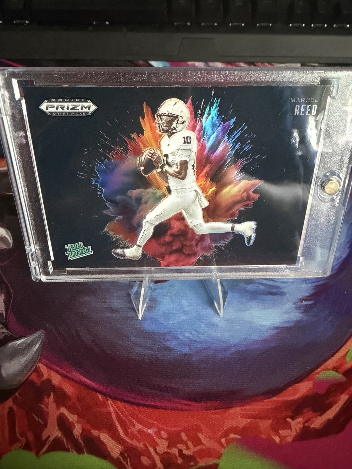 2025 Panini Prizm Draft Picks - Color Blast Marcel Reed #7 (RC)
