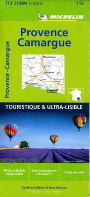 Provence, Camargue - Zoom Map 113. 1 : 160 000 | Michelin | Map | (Land-)Karte