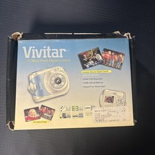 Vivitar ViviCam 3785 3.0 MP Digital Camera w/ Box  Manual Vintage