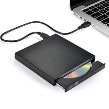 External CD DVD Drive USB 2.0 Slim Protable External CD-RW Drive DVD-RW Burne...